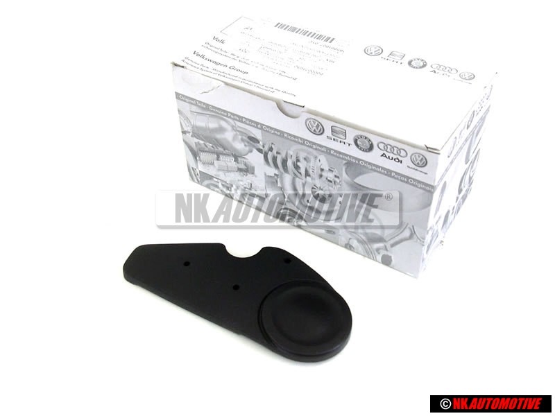 Genuine VW Recaro Seat Hinge Trim Cover Right Black No Hole - 191881478 LX6