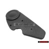 Genuine VW Recaro Seat Hinge Trim Cover Right Black No Hole - 191881478 LX6