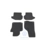 Genuine VW 1 Set Foot Mats Titanium Black/Pepper Beige - 1Q1863011D OUY