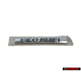 Genuine VW ECO FUEL Rear Boot Badge Emblem Chrome - 1S6853675A FXC