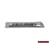 Genuine VW ECO FUEL Rear Boot Badge Emblem Chrome - 1S6853675A FXC