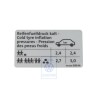 Genuine VW Data Plate For Tyre Pressure - 1T0010390M