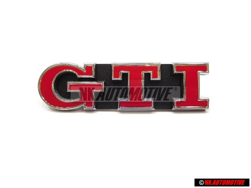 Genuine VW GTI Front Grill Badge Emblem Red - 5G0853675AFJZQ