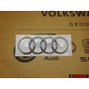 Genuine Audi Rings Rear Boot Badge Emblem Chrome - 8K9853742A 2ZZ