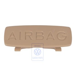 Genuine VW Trim With Emblem Pure Beige - 1T0853437B 7G8