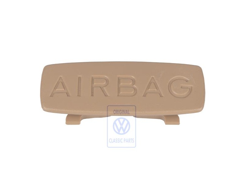 Genuine VW Trim With Emblem Pure Beige - 1T0853437B 7G8