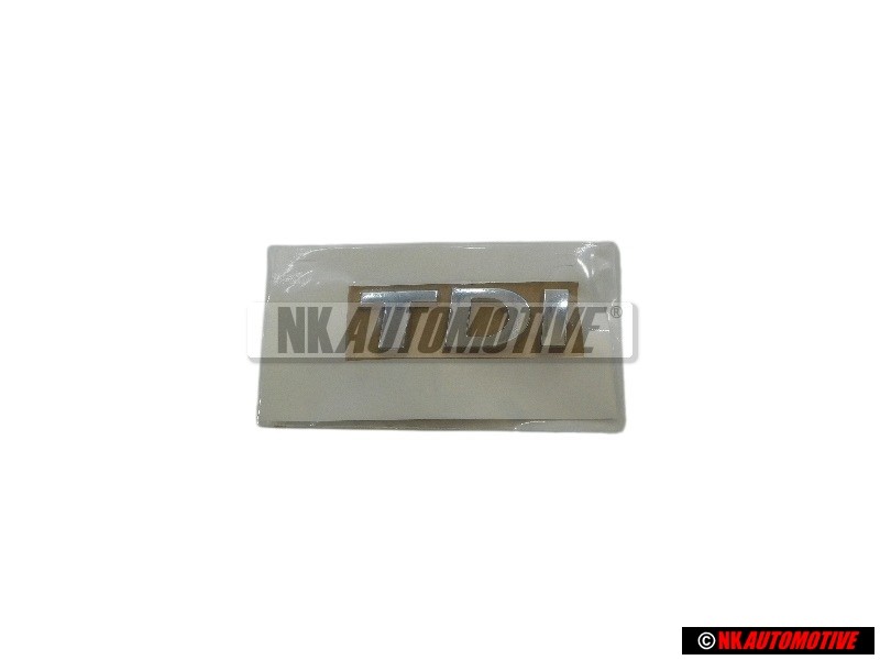 Genuine VW TDI Rear Boot Badge Emblem Chrome - 1T0853675AC739