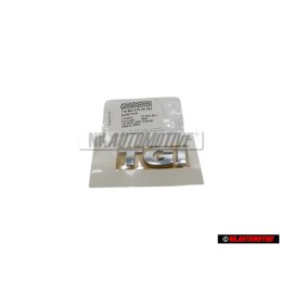 Genuine VW TGI Rear Boot Badge Emblem Chrome - 1T0853675AK2ZZ