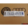 Genuine VW 2.0 FSI Rear Boot Badge Emblem Chrome Blue - 1T0853675 HCE