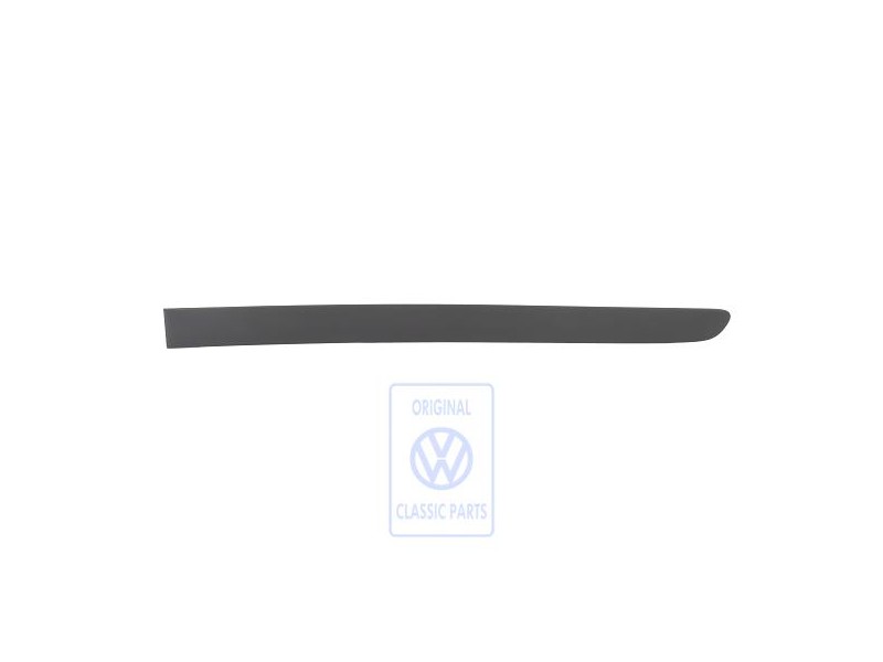 Genuine VW Protective Strip For Door Satin Black - 1T0853753B 9B9