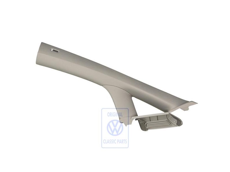 Genuine VW A-Pillar Trim Pearl Grey - 1T0867233E 6K8