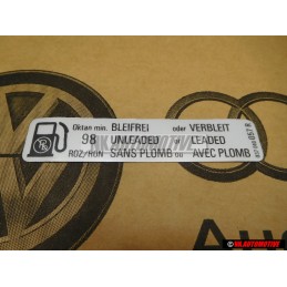 Genuine VW Octane At Least 98 Roz/Ron - 037010046S