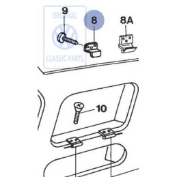 Genuine VW Closing Plate - 231067158B