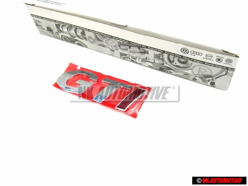 Genuine VW Brazil GTI Rear Boot Trunk Badge - 377853687CK