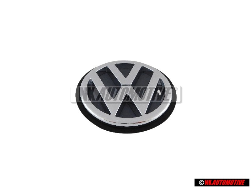 Genuine VW Rear Hatch Trunk Boot Badge Emblem Chrome - 1H6853630 CP1