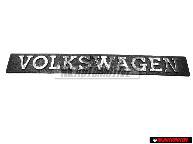 Genuine VW VOLKSWAGEN Rear Boot Badge Emblem Brushed Silver - 171853685A GX2