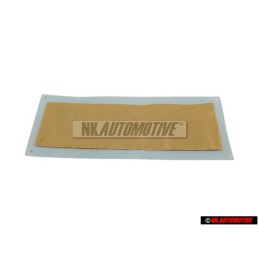 Genuine Audi RS4 Rear Boot Badge Emblem Chrome Red - 8H0853740 2ZZ