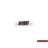 Genuine Audi S8 Front Grill Badge Emblem Black Chrome Red - 4D0853736D 2ZZ