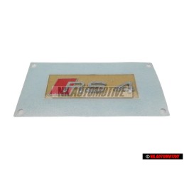 Genuine Audi RS4 Side Badge Emblem Chrome Red - 8E0853601