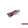 Genuine Audi S-LINE Front Grill Badge Emblem Chrome Red - 8P4853736A 2ZZ