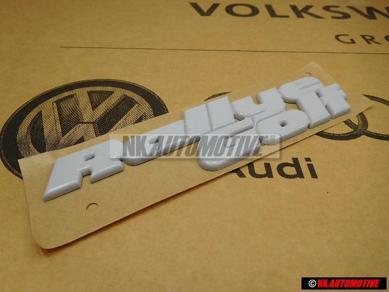 Genuine VW RALLYE GOLF Rear Boot Badge Emblem Primered - 191853675C GRU