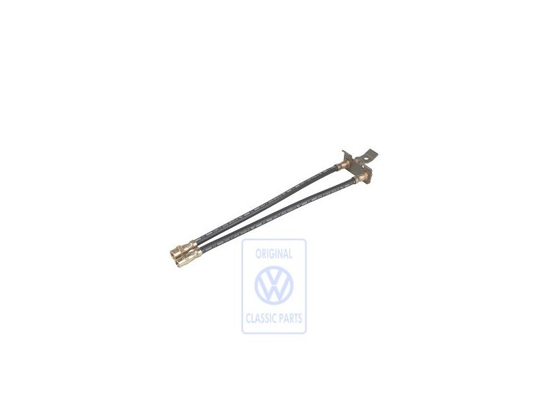 Genuine VW Brake Hose With Retaining Plate - 281614775