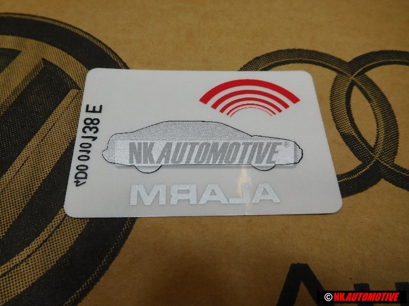Genuine Audi Sticker 'Alarm' - 443010026H