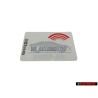 Genuine Audi Sticker 'Alarm' - 443010026F