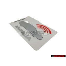 Genuine Audi Sticker 'Alarm' - 443010026F