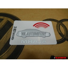 Genuine VW Sticker 'Alarm' - 443010112Q