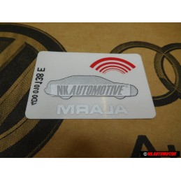 Genuine Audi Sticker 'Alarm' - 443010026J