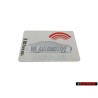 Genuine Audi Sticker 'Alarm' - 443010026J