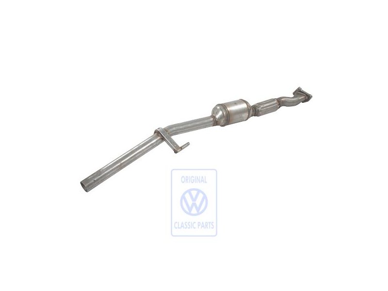 Genuine VW Exhaust Pipe With Catalyst - 2D0253208QX