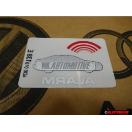 Genuine Audi Sticker 'Anti Theft' - 443010015A