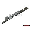 Genuine VW JETTA GL Rear Badge Emblem Brushed Silver - 165853687P