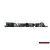 Genuine VW JETTA GL Rear Badge Emblem Brushed Silver - 165853687P