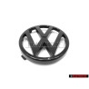 Genuine VW Front Grill Badge Emblem Black - 165853601A