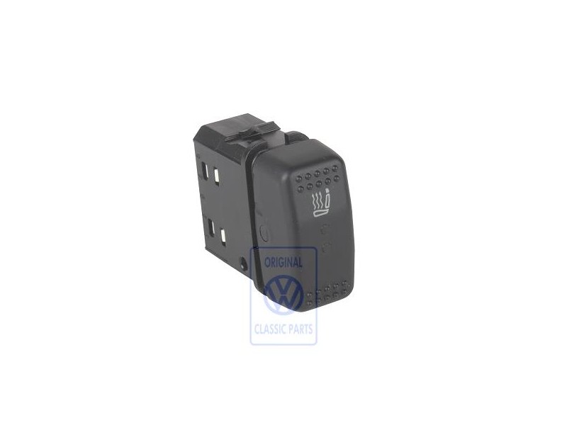 Genuine VW Switch For Seat Heating Satin Black - 2D0959561E 01C