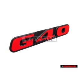 Genuine VW G40 Front Grill Badge Emblem Red - 871853679D