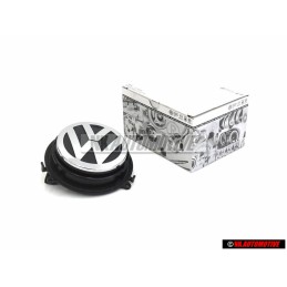 Genuine VW Rear Boot Badge Emblem & Mechanism Release Switch - 3C5827469D ULM