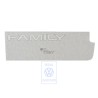 Genuine VW Film Lettering Silver/Black - 2K0853685A 4M1