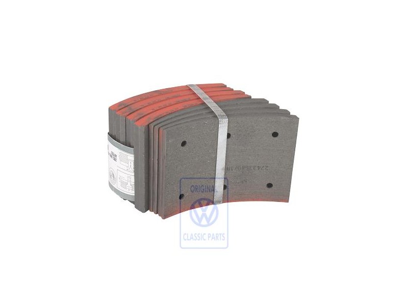 Genuine VW 1 Set: Brake Linings For Drum Brakes - 2RD698431
