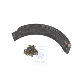 Genuine VW 1 Set: Brake Linings For Drum Brakes - 311698075
