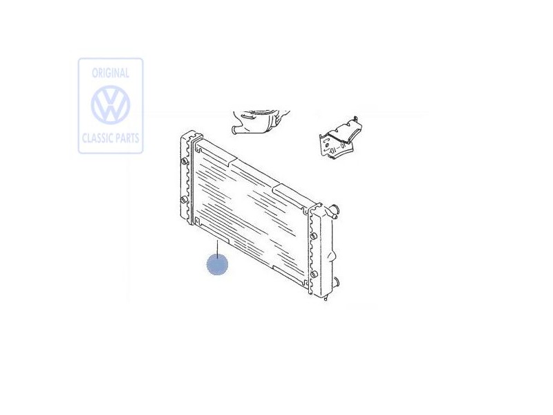 Genuine VW Cooler For Coolant - 321121253BL