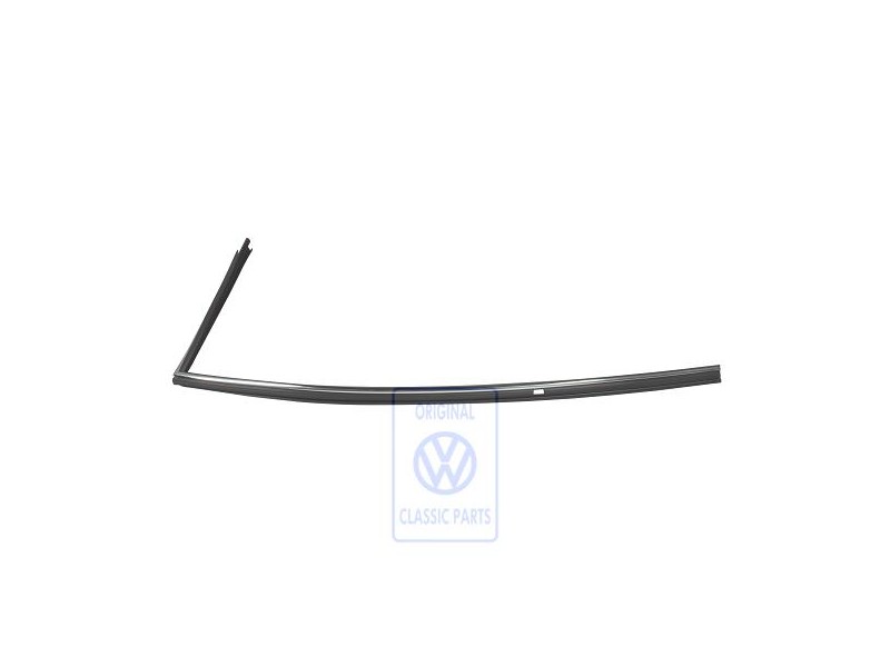 Genuine VW Window Guide Satin Black/Chrom - 321837439M HU1