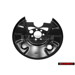 Genuine VW Rear Brake Disc Cover Plate Left - 191615611D
