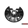 Genuine VW Rear Brake Disc Cover Plate Left - 191615611D