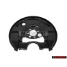 Genuine VW Rear Brake Disc Cover Plate Left - 191615611D