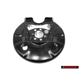 Genuine VW Rear Brake Disc Cover Plate Left - 191615611D
