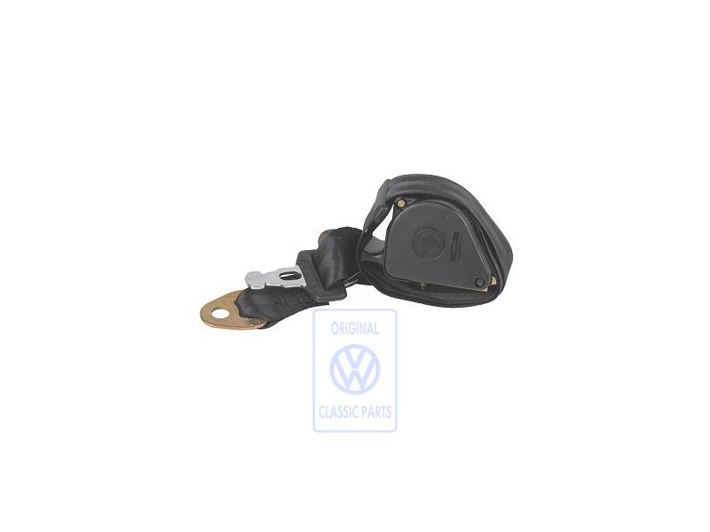 Genuine VW Three-Point Safety Belt - 323857705BK